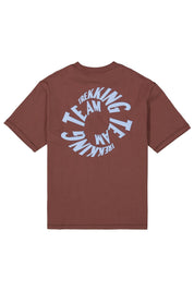 T-Shirt aus Baumwolle - 4154-mahogany - Braun
