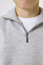 Strickpullover aus Baumwollmix - 123-mid grey melee - Grau