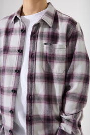 Hemd aus Baumwolle - 6134-raisin - Violett