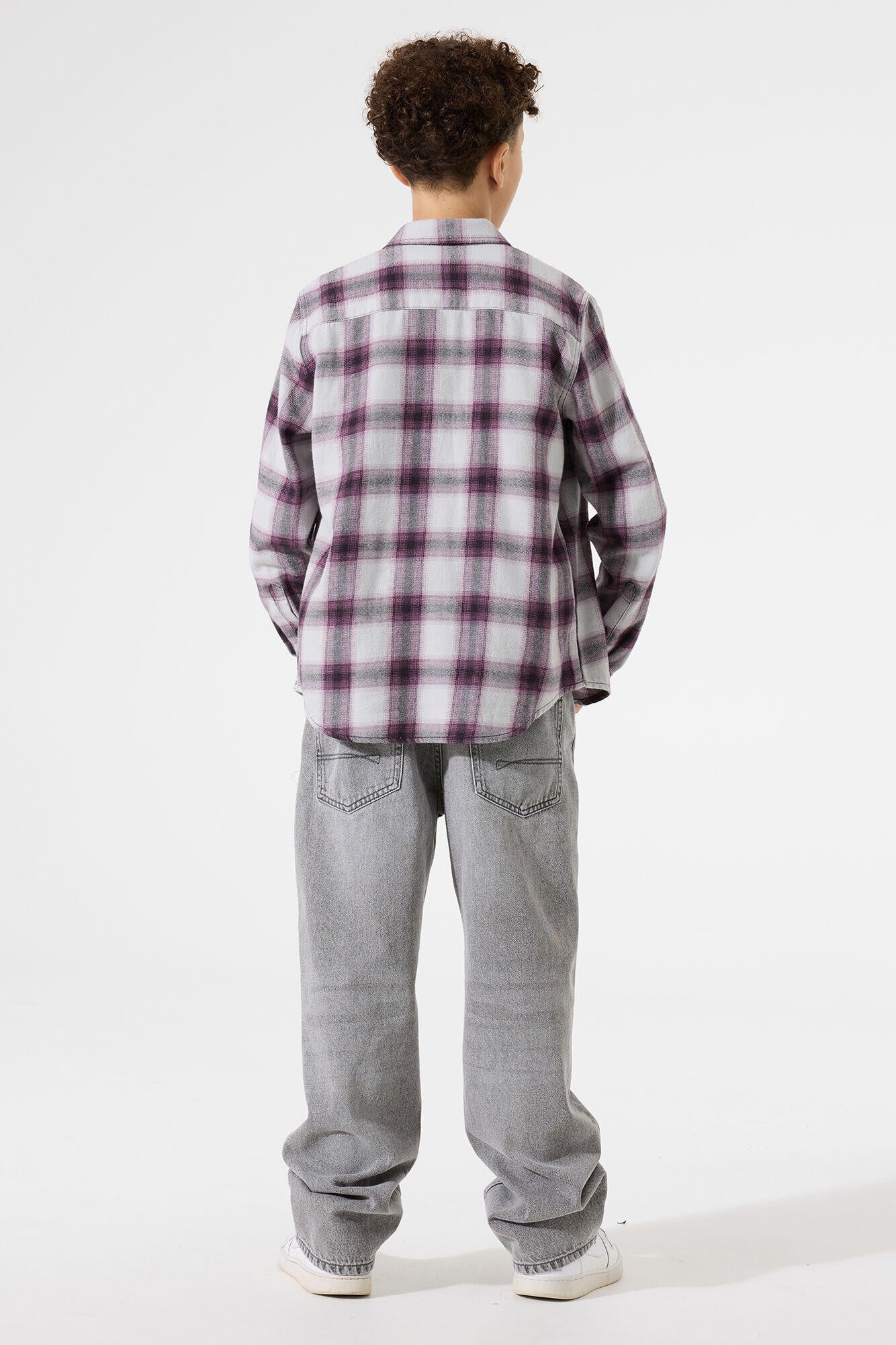 Hemd aus Baumwolle - 6134-raisin - Violett