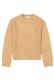 Strickpullover mit Rundhalsausschnitt - 4964-amphora - Braun