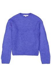 Strickpullover mit Rundhalsausschnitt - 6605-cobalt sky - Blau