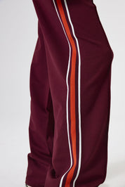 Joggpants Wide Leg - 6637-dark cherry - Rot