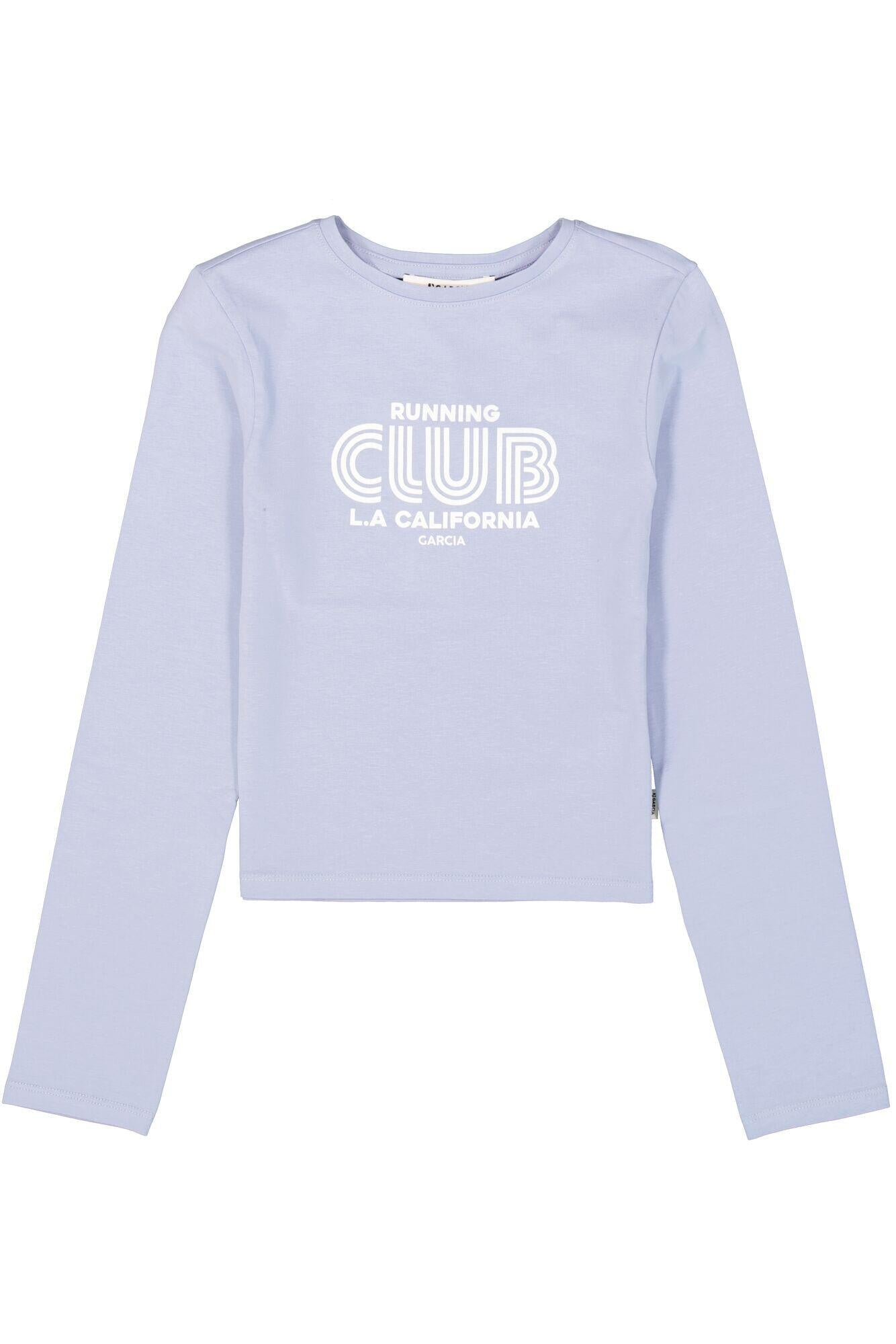 Langarmshirt aus Baumwolle - 5562-frost blue - Blau