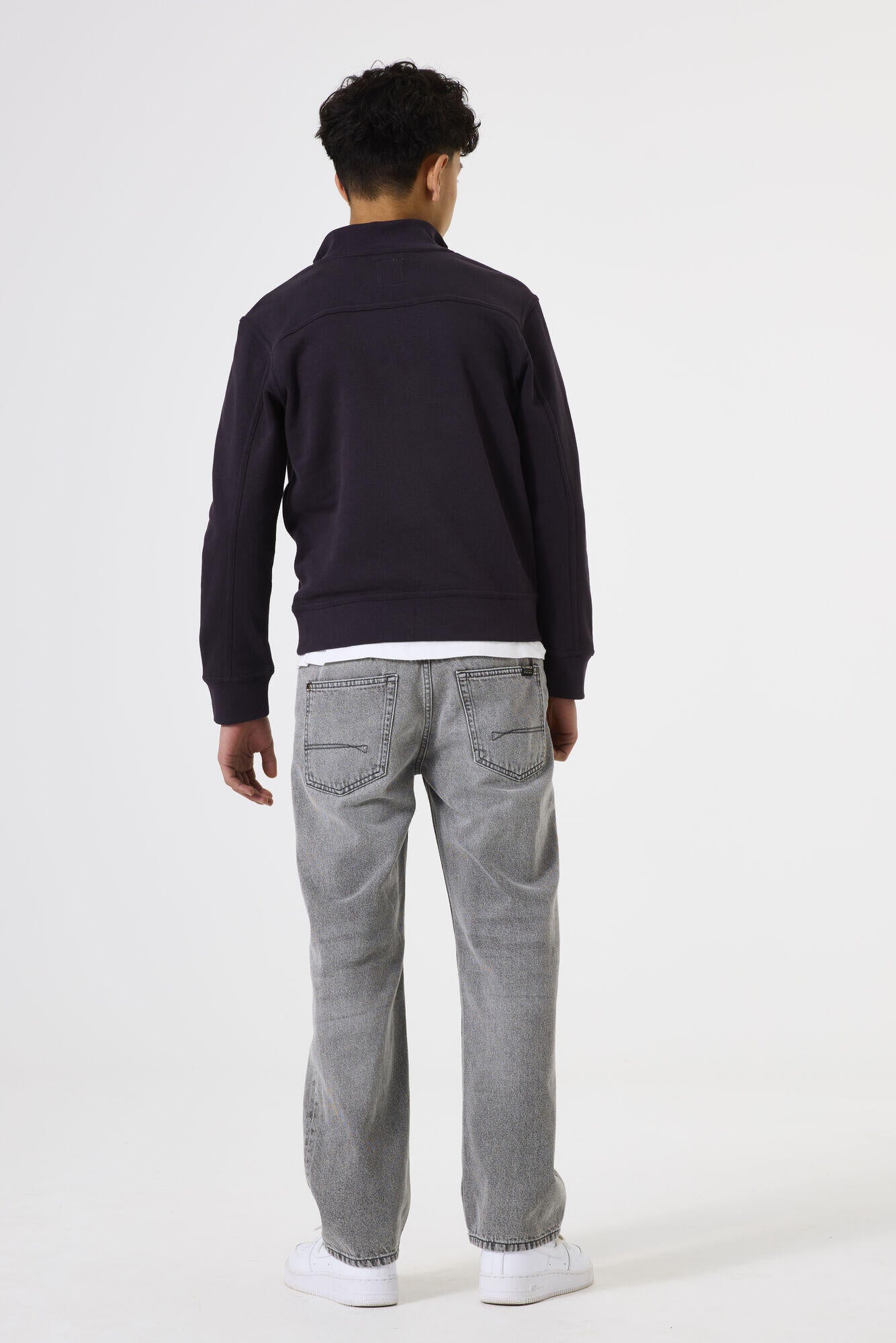 Sweatshirt aus Baumwollmix - 6134-raisin - Violett