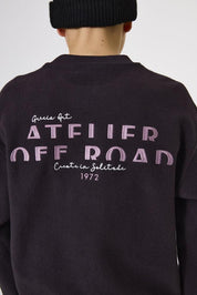 Sweatshirt aus Baumwolle - 6134-raisin - Violett