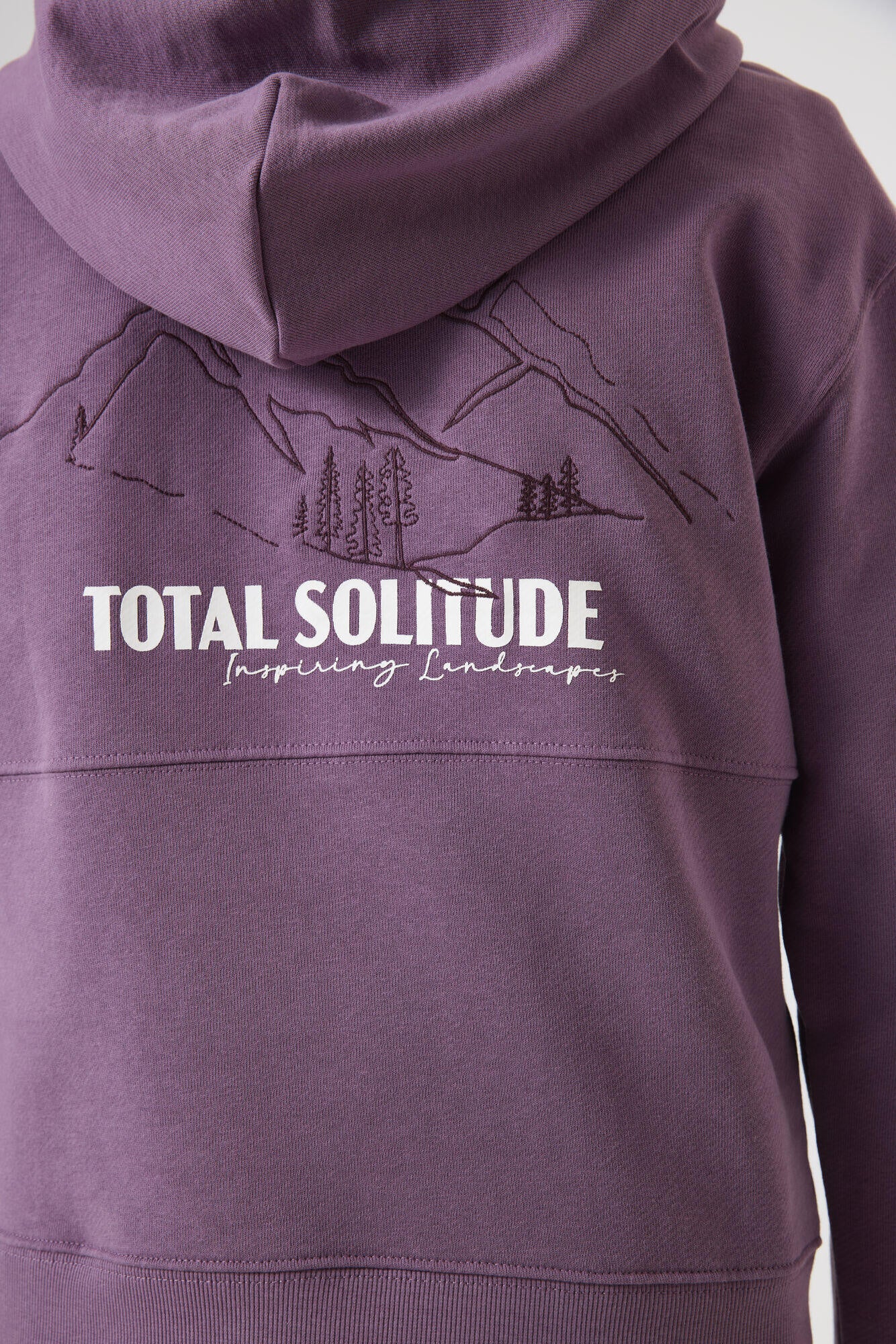 Sweathoodie aus Baumwolle - 6277-malaga - Violett