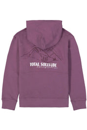 Sweathoodie aus Baumwolle - 6277-malaga - Violett