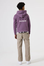 Sweathoodie aus Baumwolle - 6277-malaga - Violett