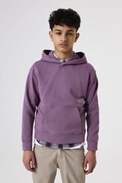 Sweathoodie aus Baumwolle - 6277-malaga - Violett