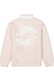 Fleecejacke mit Stehkragen - 4925-moonbeam - Creme