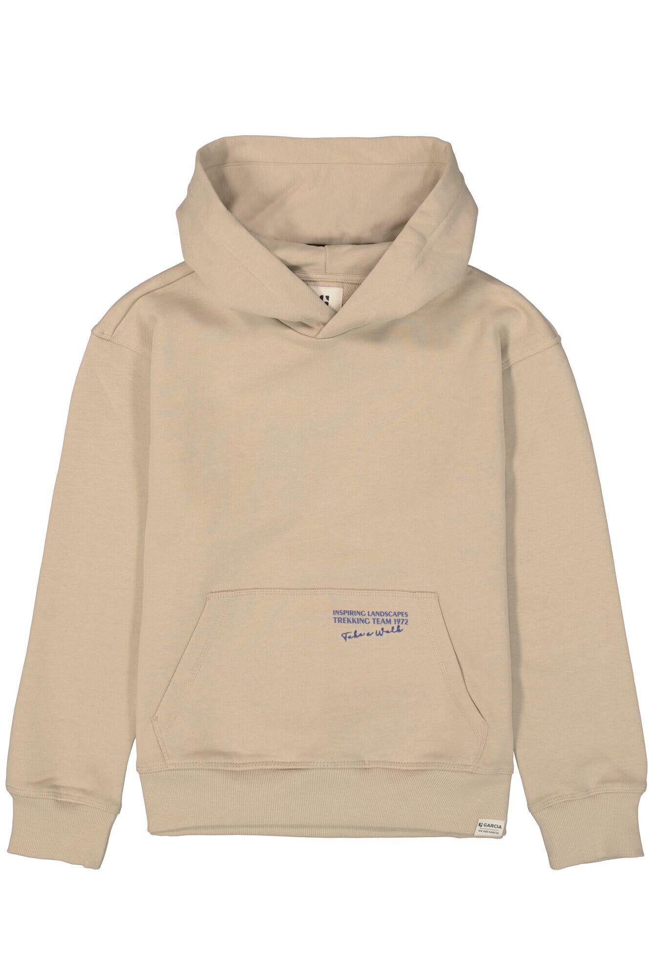 Sweathoodie aus Baumwolle - 8917-dune - Beige