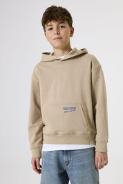 Sweathoodie aus Baumwolle - 8917-dune - Beige