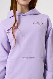 Sweathoodie aus Baumwolle - 3972-lavendula - Violett