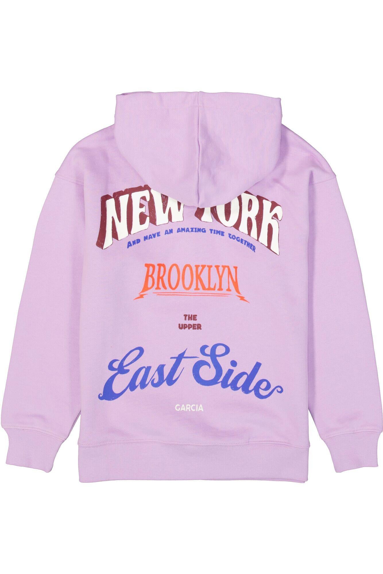 Sweathoodie aus Baumwolle - 3972-lavendula - Violett