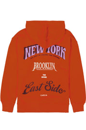 Sweathoodie aus Baumwolle - 6668-firefly red - Orange