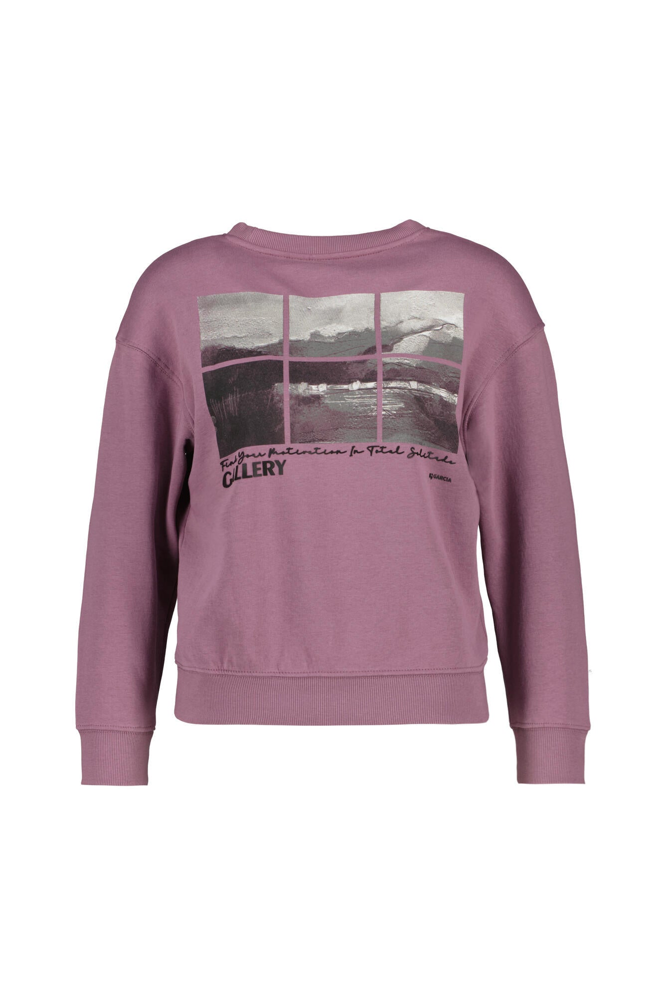 Sweatshirt aus Baumwollmix - 6277-malaga - Violett