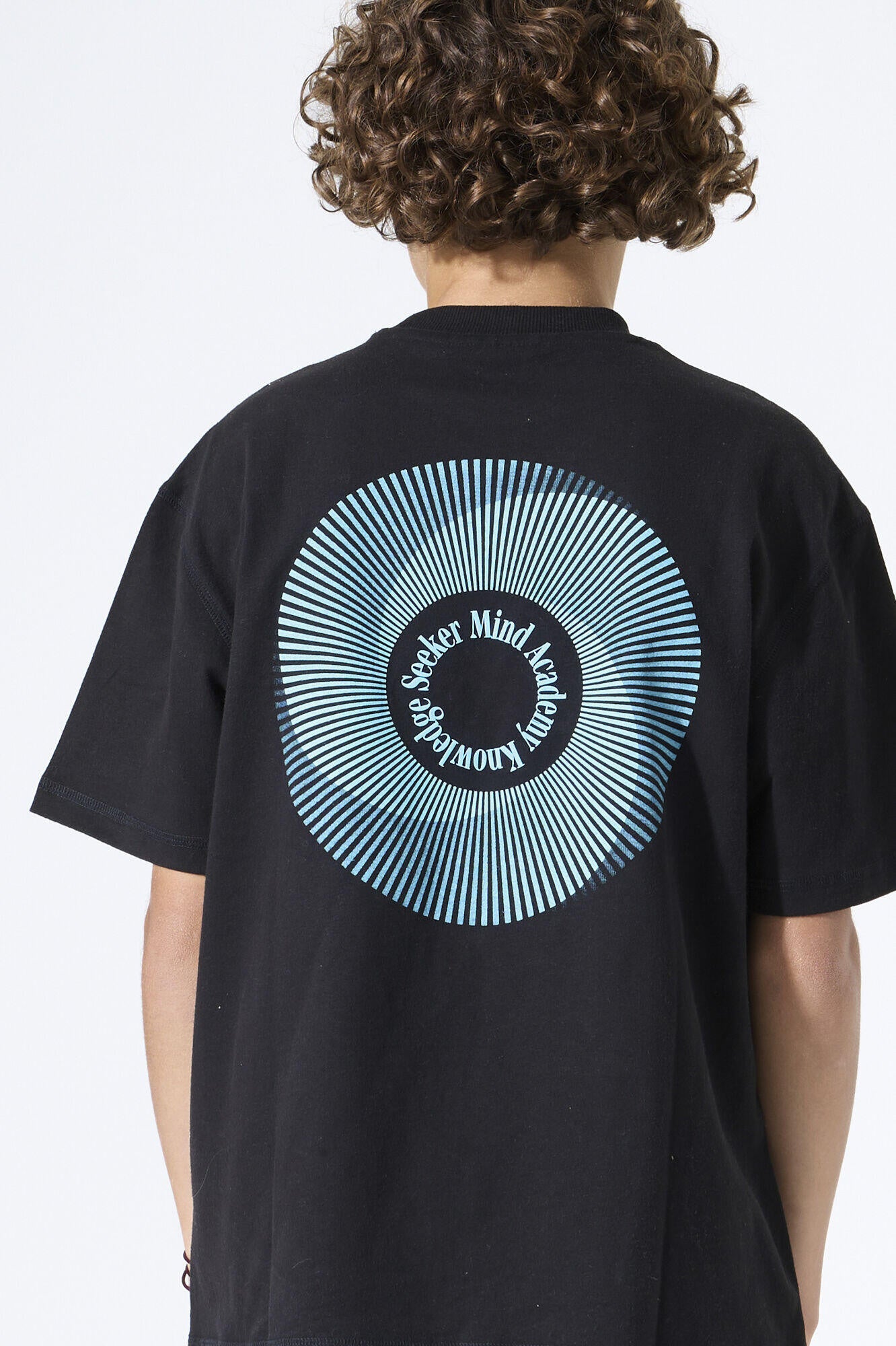 T-Shirt aus Baumwolle - 60-black - Schwarz