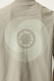 T-Shirt aus Baumwolle - 6726-desert sage - Grün