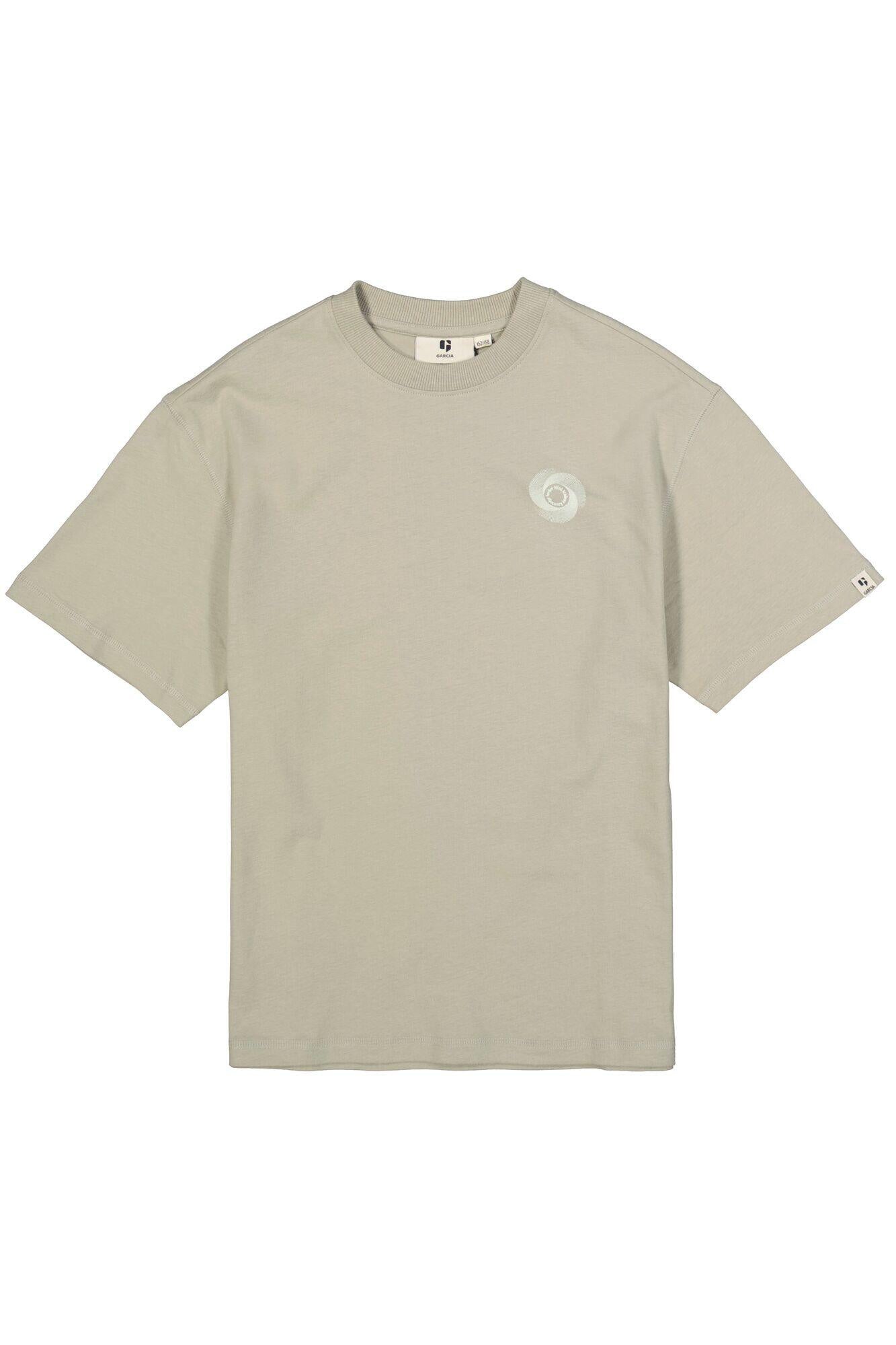 T-Shirt aus Baumwolle - 6726-desert sage - Grün