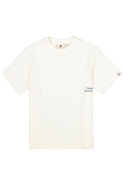 T-Shirt aus Baumwolle - 53-off white - Weiß