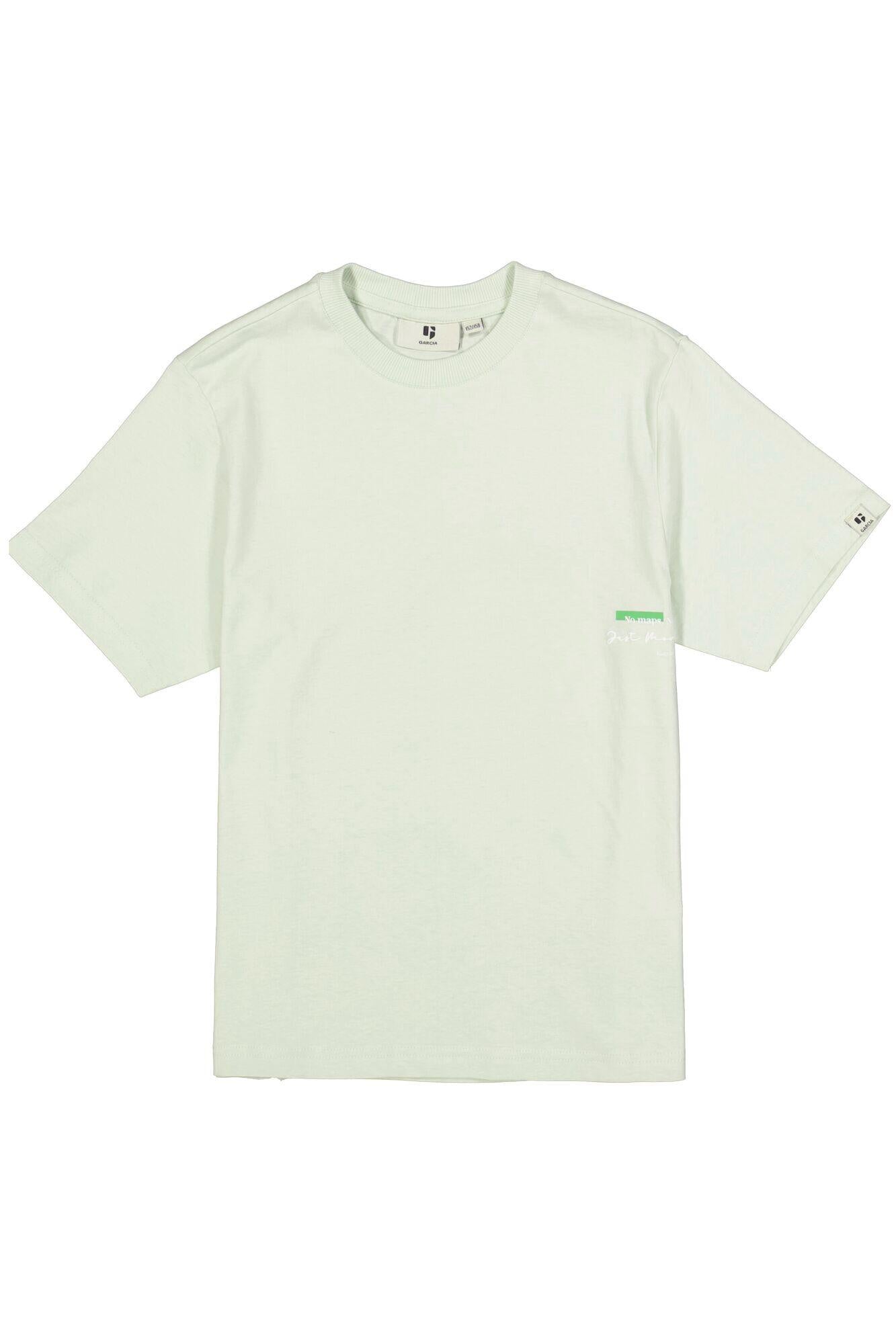 T-Shirt aus Baumwolle - 6727-milky green - Grün