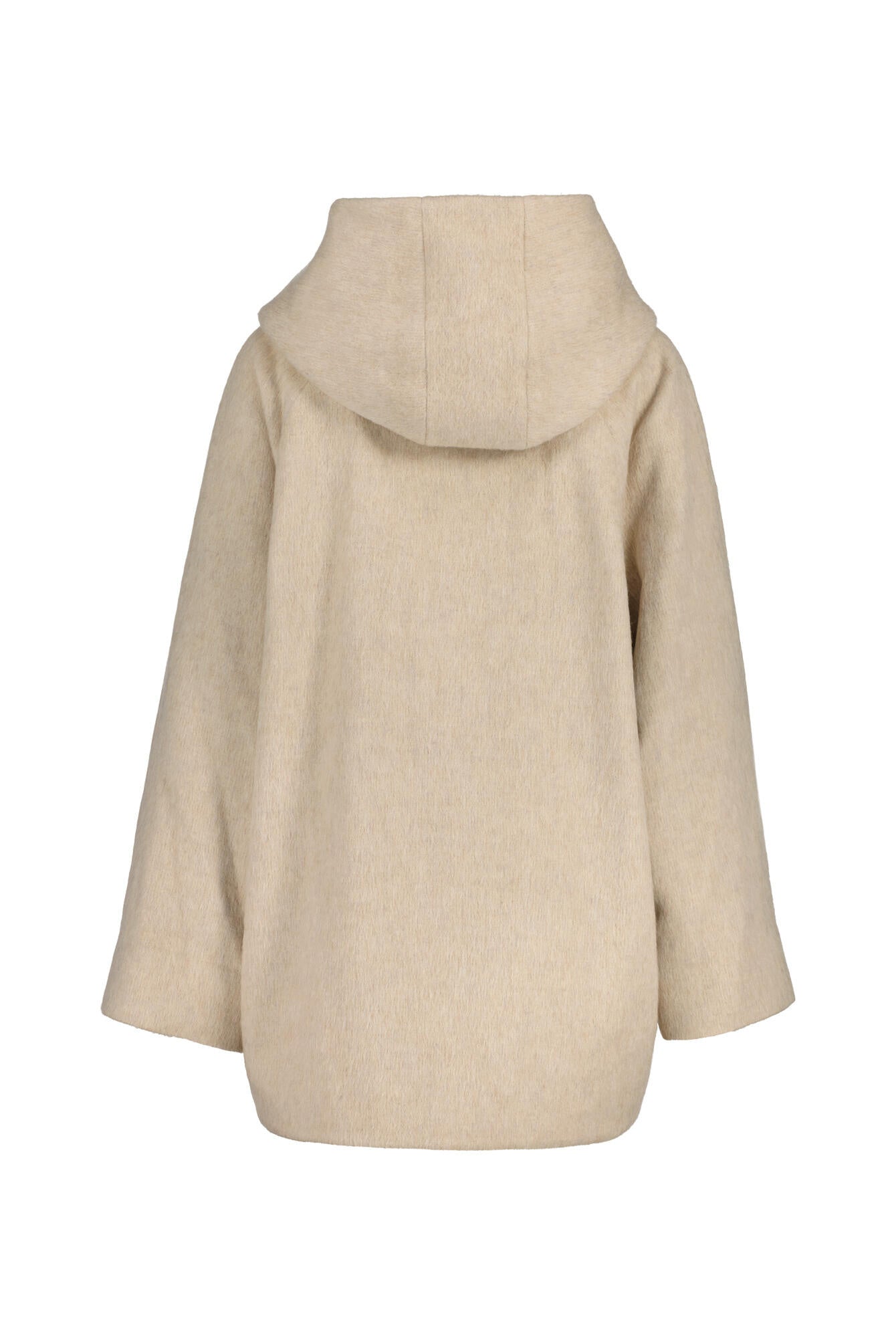 Wolljacke GLENN mit Kapuze - 2250-sand - Beige