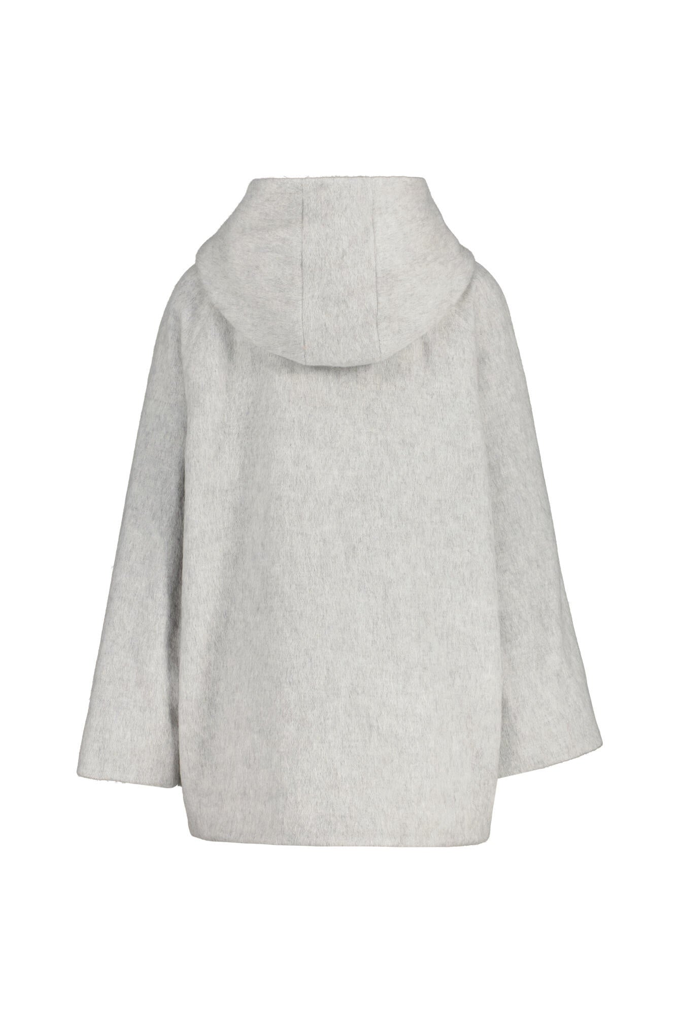 Wolljacke GLENN mit Kapuze - 8180-silver grey - Grau