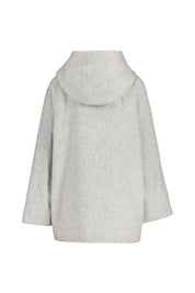 Wolljacke GLENN mit Kapuze - 8180-silver grey - Grau
