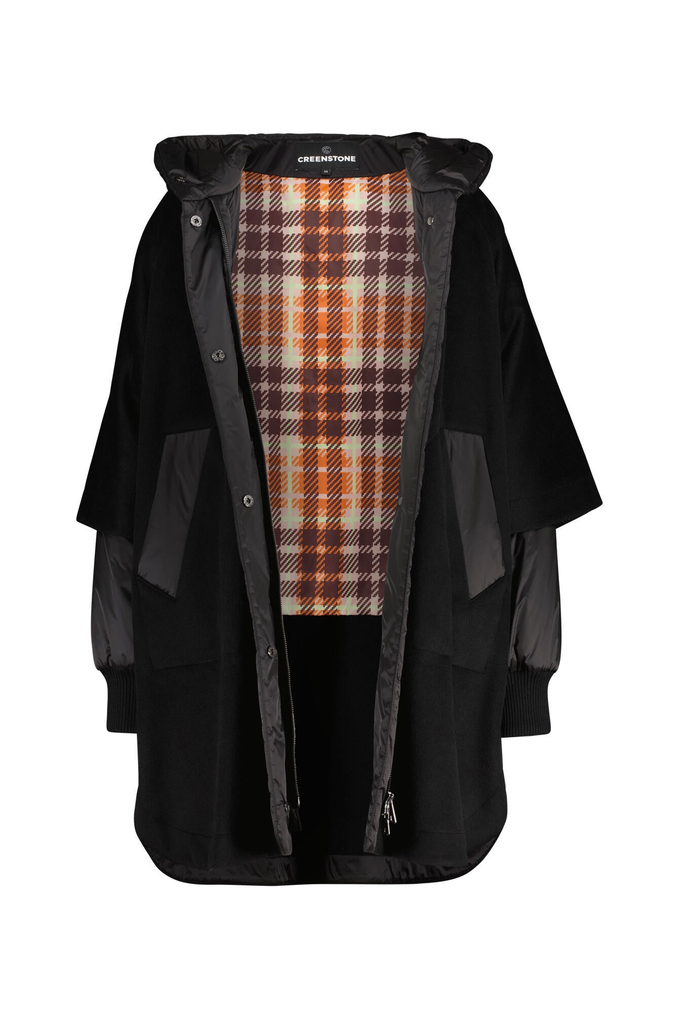 Mantel SOPHIE - 9000-black - Schwarz