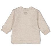 Sweatshirt aus Bio-Baumwollmix - 730-Taupe Melange - Beige