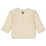 Sweatshirt mit Print - 600-Natur - Creme