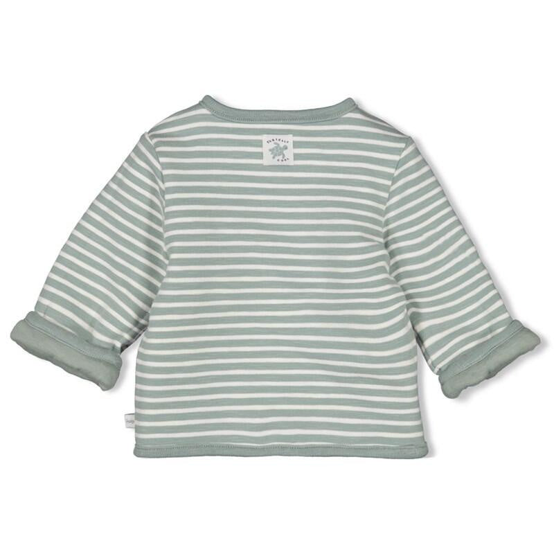Wendejacke aus Bio-Baumwollmix - 327-Seegrün - Grün