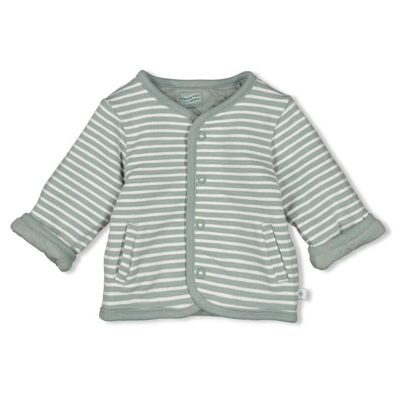 Wendejacke aus Bio-Baumwollmix - 327-Seegrün - Grün