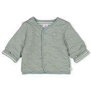 Wendejacke aus Bio-Baumwollmix - 327-Seegrün - Grün