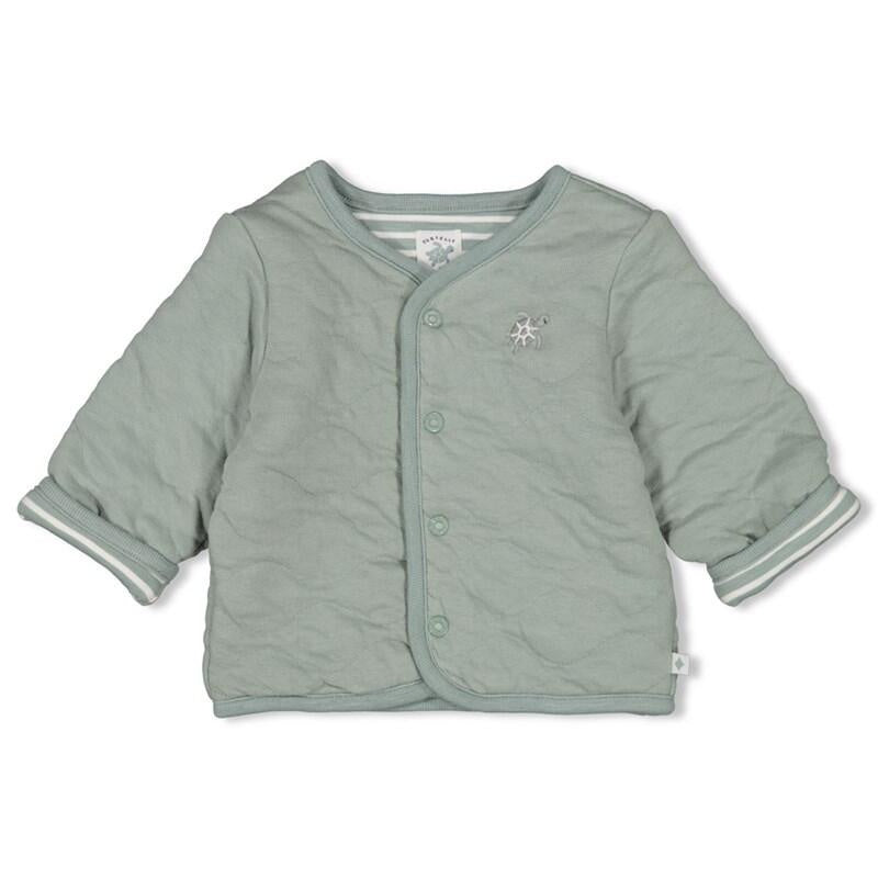 Wendejacke aus Bio-Baumwollmix - 327-Seegrün - Grün