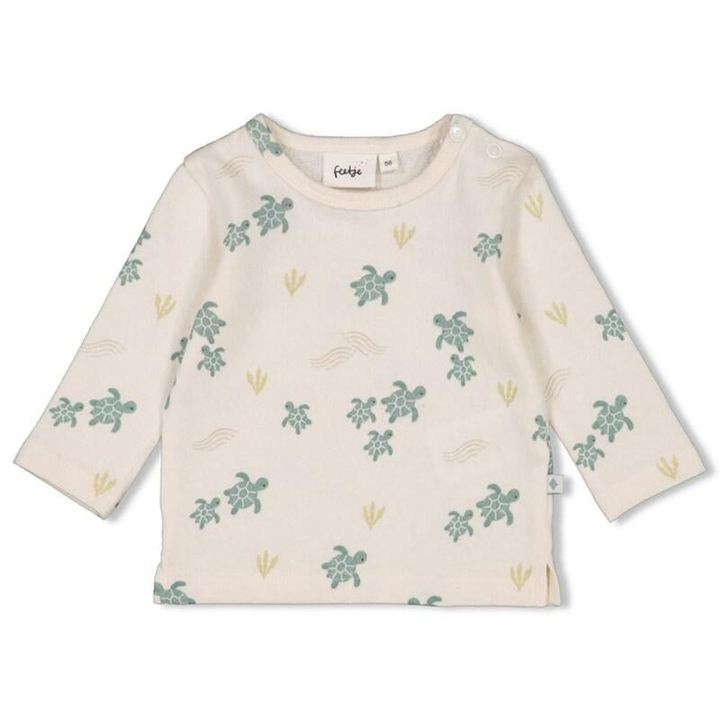 Langarmshirt aus Bio-Baumwolle - 600-Natur - Creme