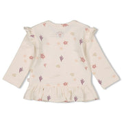 Langarmshirt aus Bio-Baumwolle - 600-Natur - Creme