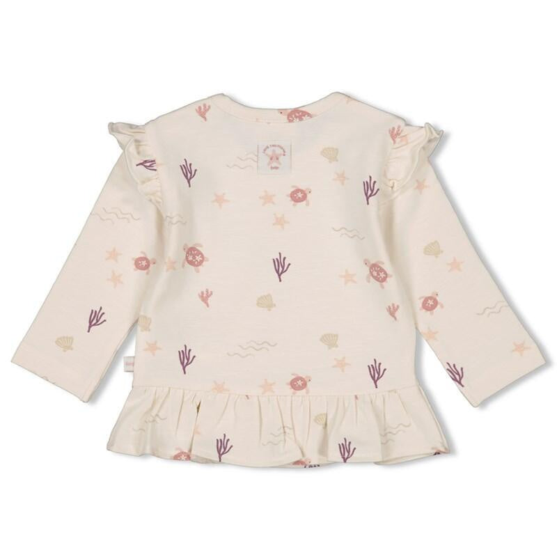 Langarmshirt aus Bio-Baumwolle - 600-Natur - Creme