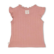 T-Shirt aus Baumwolle - 285-Mauve - Rosa