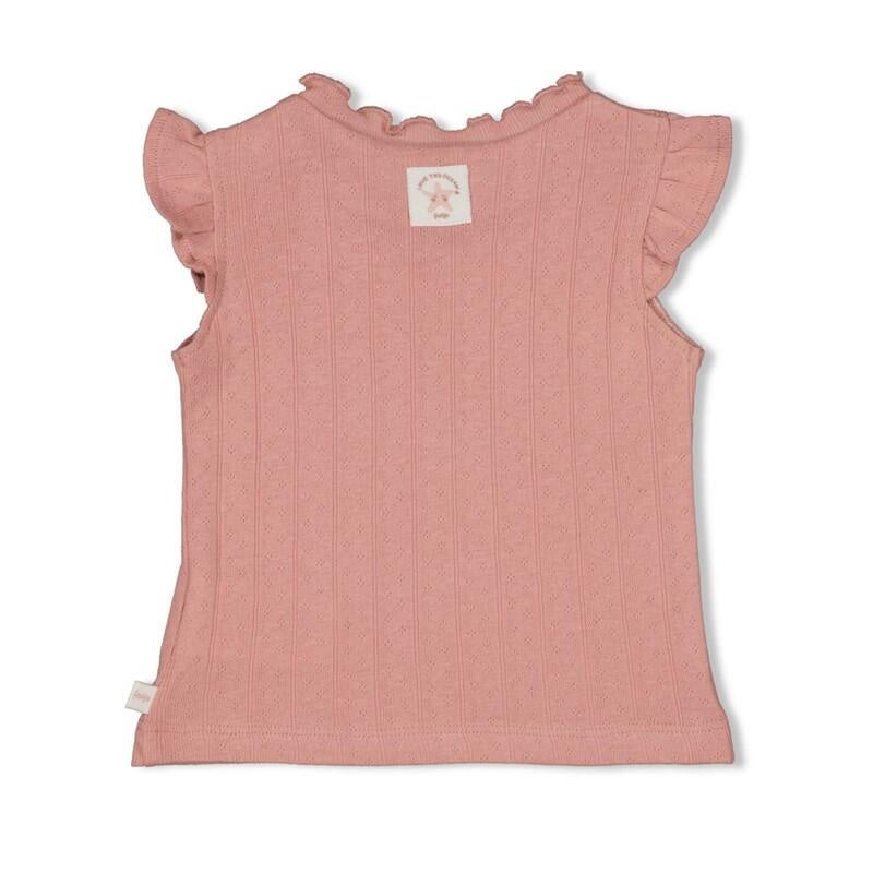 T-Shirt aus Baumwolle - 285-Mauve - Rosa