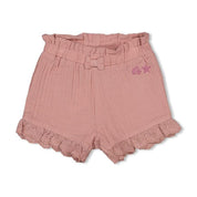 Schlupfshorts aus Baumwolle - 285-Mauve - Rosa