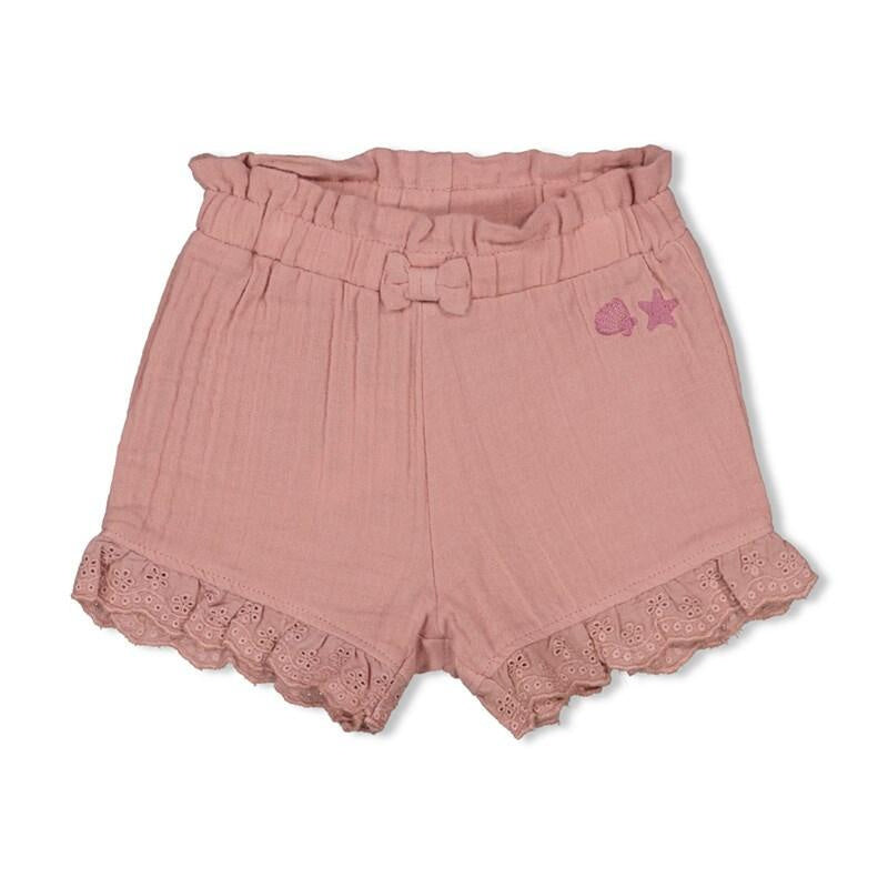 Schlupfshorts aus Baumwolle - 285-Mauve - Rosa
