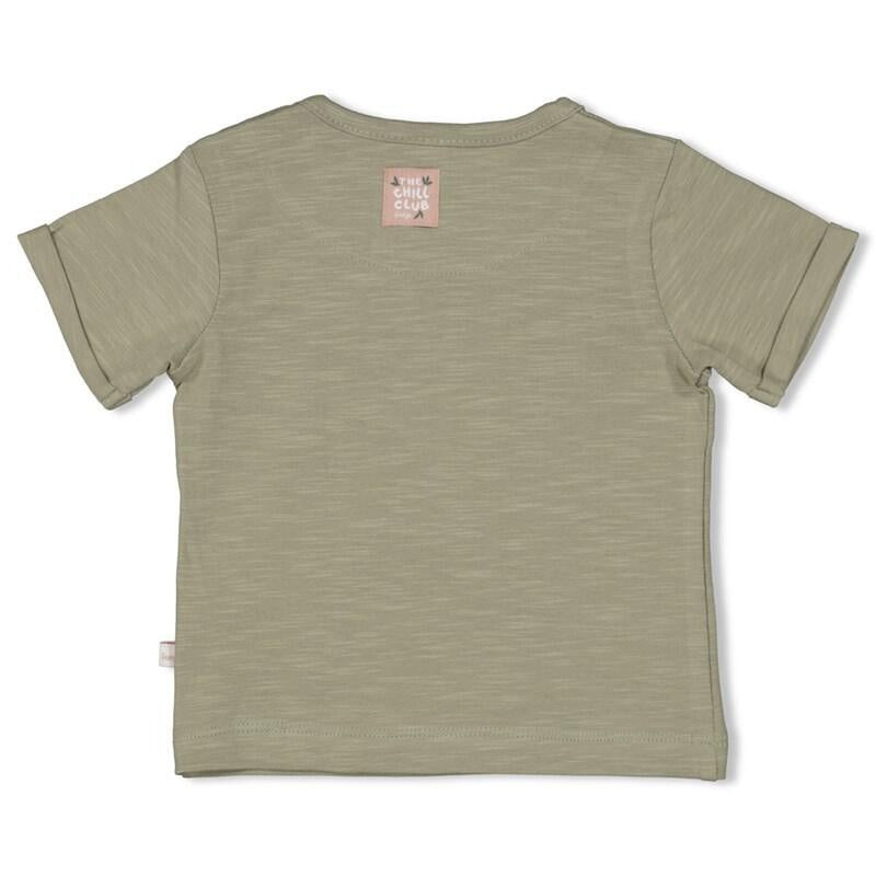 T-Shirt aus Baumwolle - 300-Grün - Khaki