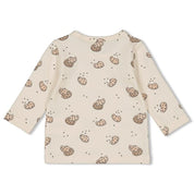 Langarmshirt CUTE COOKIE mit Print - 600-Natur - Creme