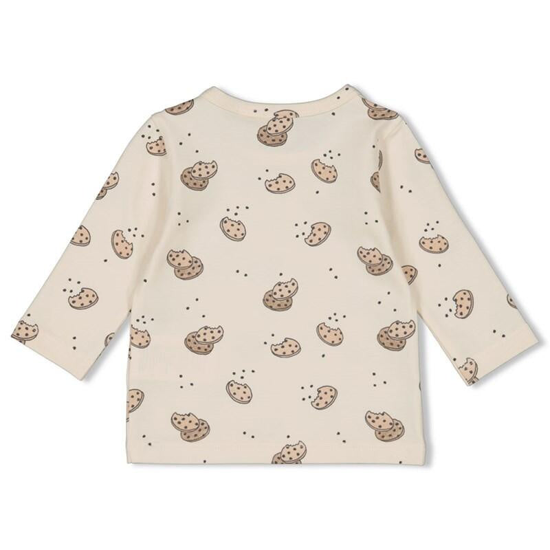 Langarmshirt CUTE COOKIE mit Print - 600-Natur - Creme