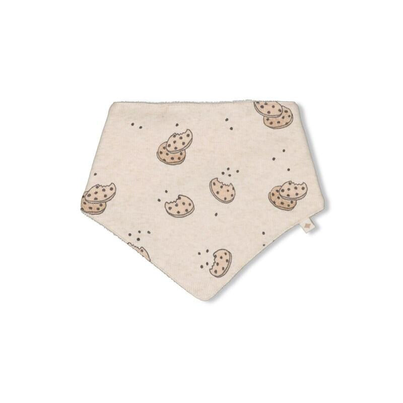 Tuch CUTE COOKIE mit Print - 610-Natur Melange - Beige