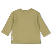 Langarmshirt aus Bio-Baumwolle - 315-Olive - Khaki