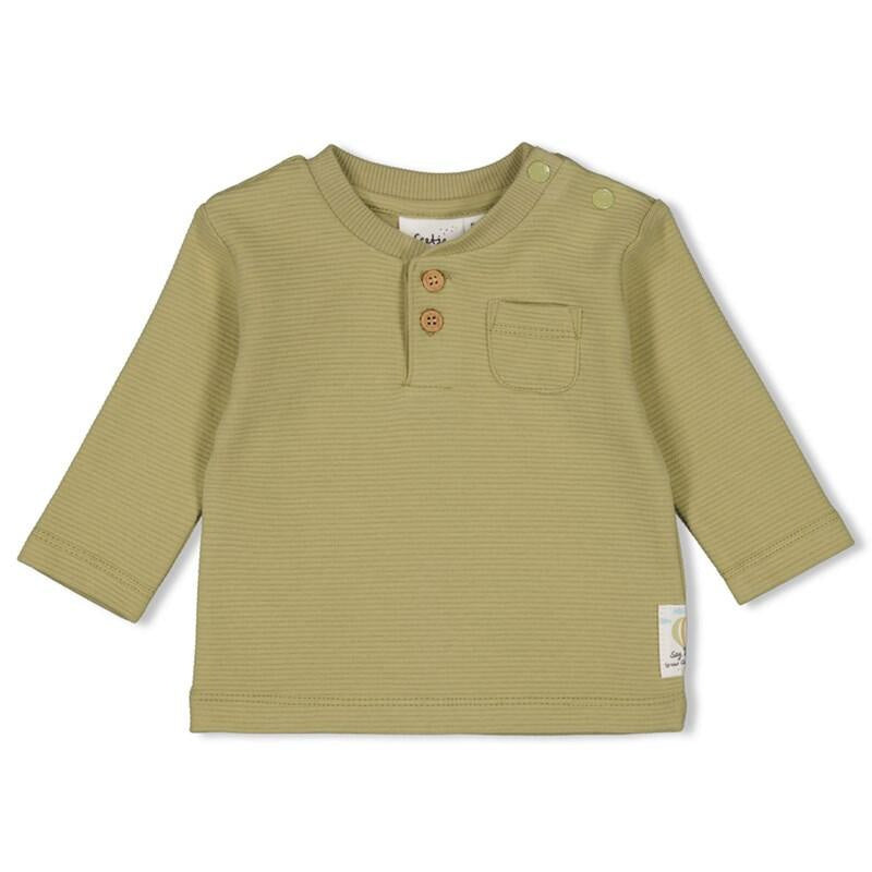 Langarmshirt aus Bio-Baumwolle - 315-Olive - Khaki