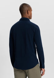 Freizeithemd Slim Fit - 649-Dk. Navy - Blau